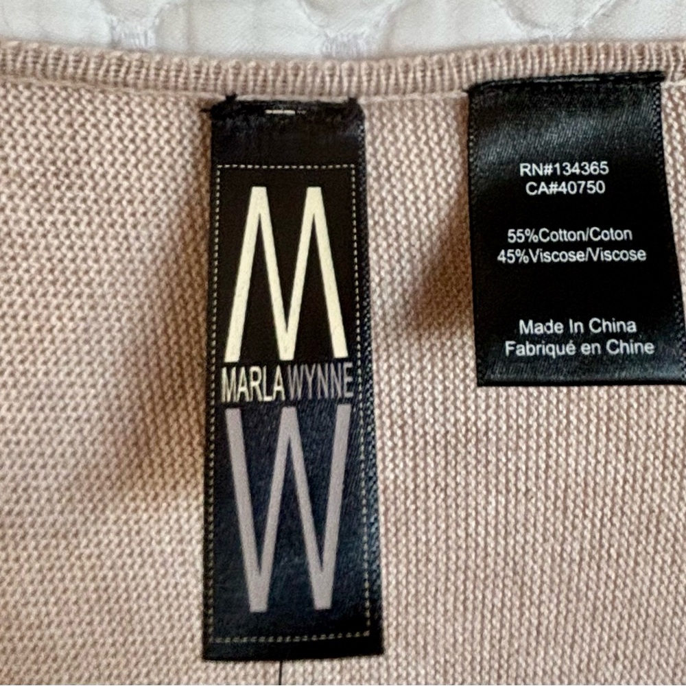 MarlaWynne Everywear Sweater Poncho 2X/3X NWT - Picture 3 of 6